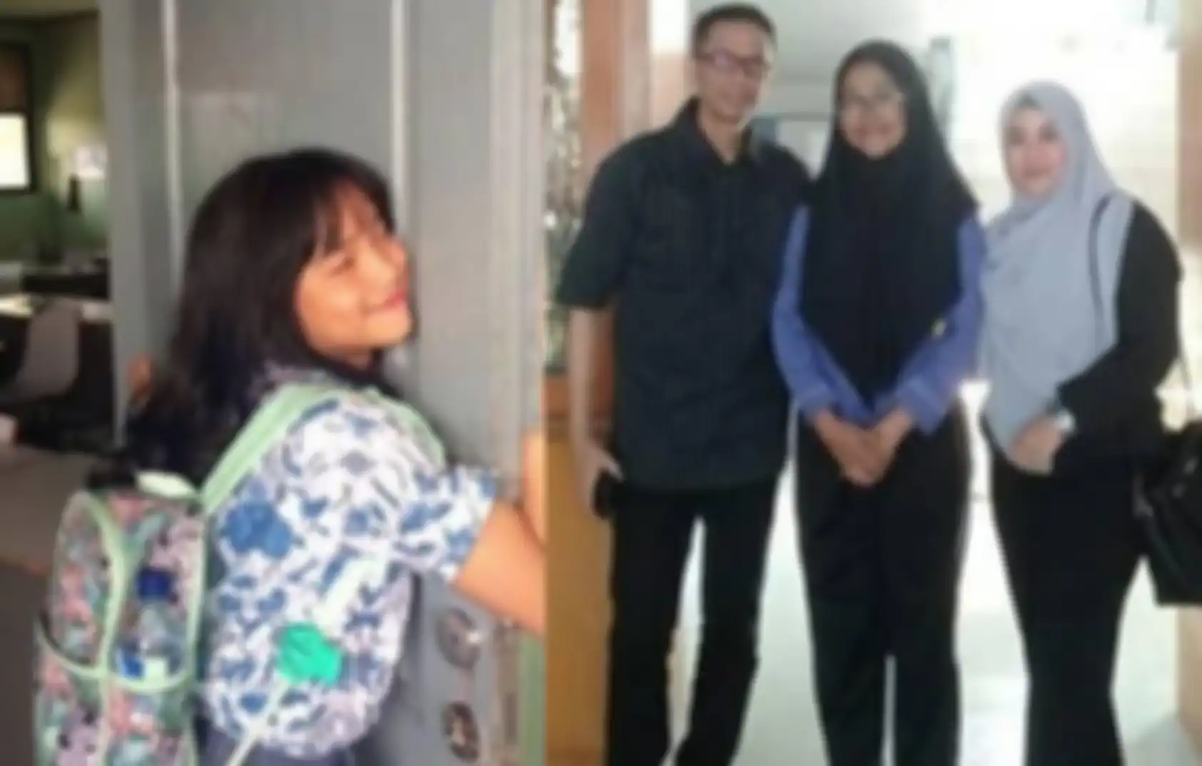 Fuji dan Mayang saat SMA 