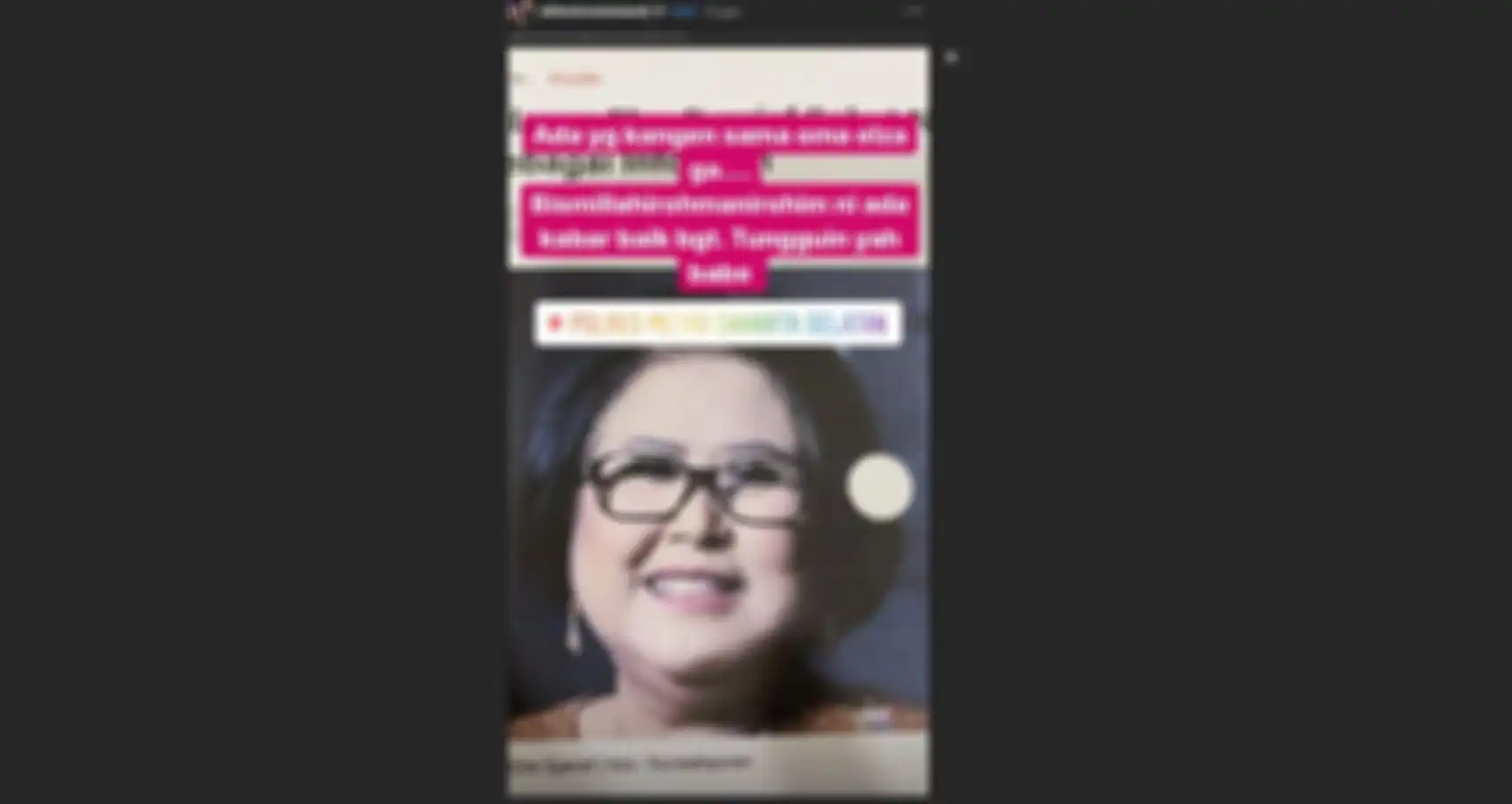 Tangkap layar unggahan Nikita Mirzani