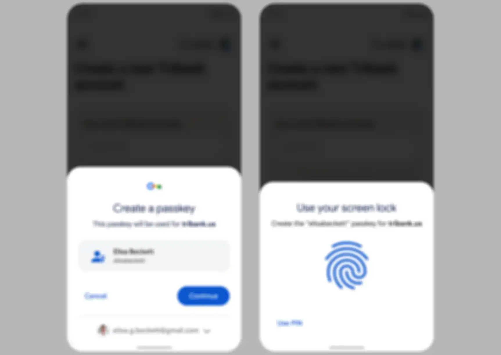 Menggunakan passkey di Google Chrome