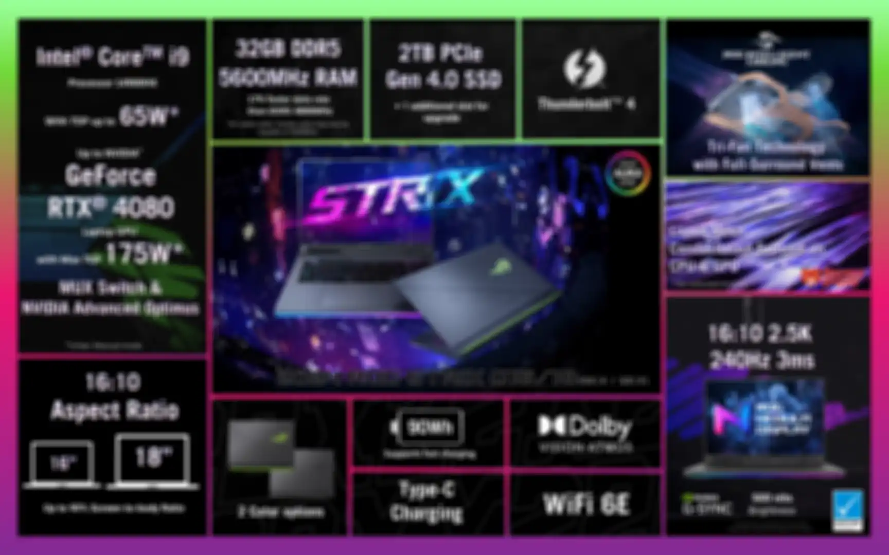 Spesifikasi ASUS ROG Strix G16/G18