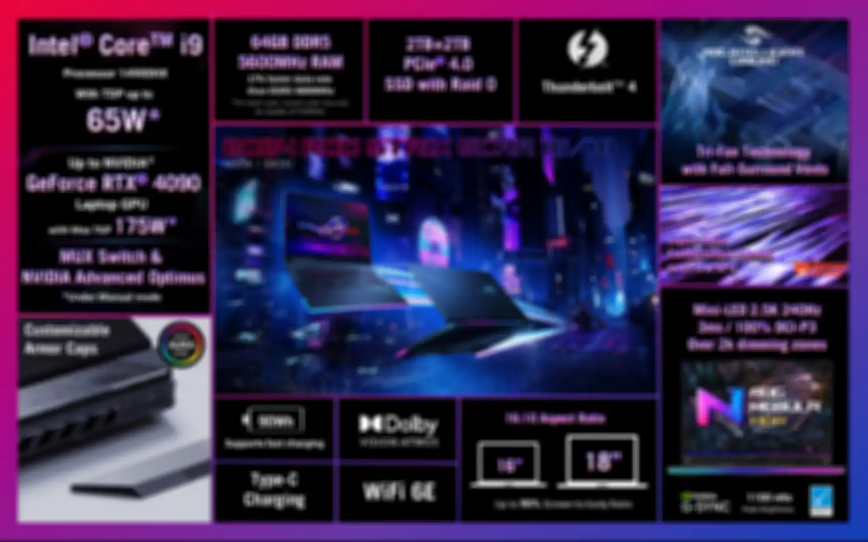 Spesifikasi ASUS ROG Strix Scar 16/18