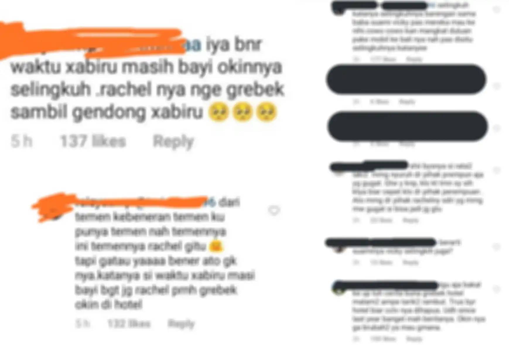 Beredar gosip perselingkuhan suami Rachel Vennya