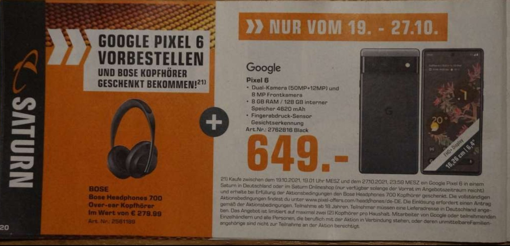 Bocoran harga Google Pixel 6 di Jerman