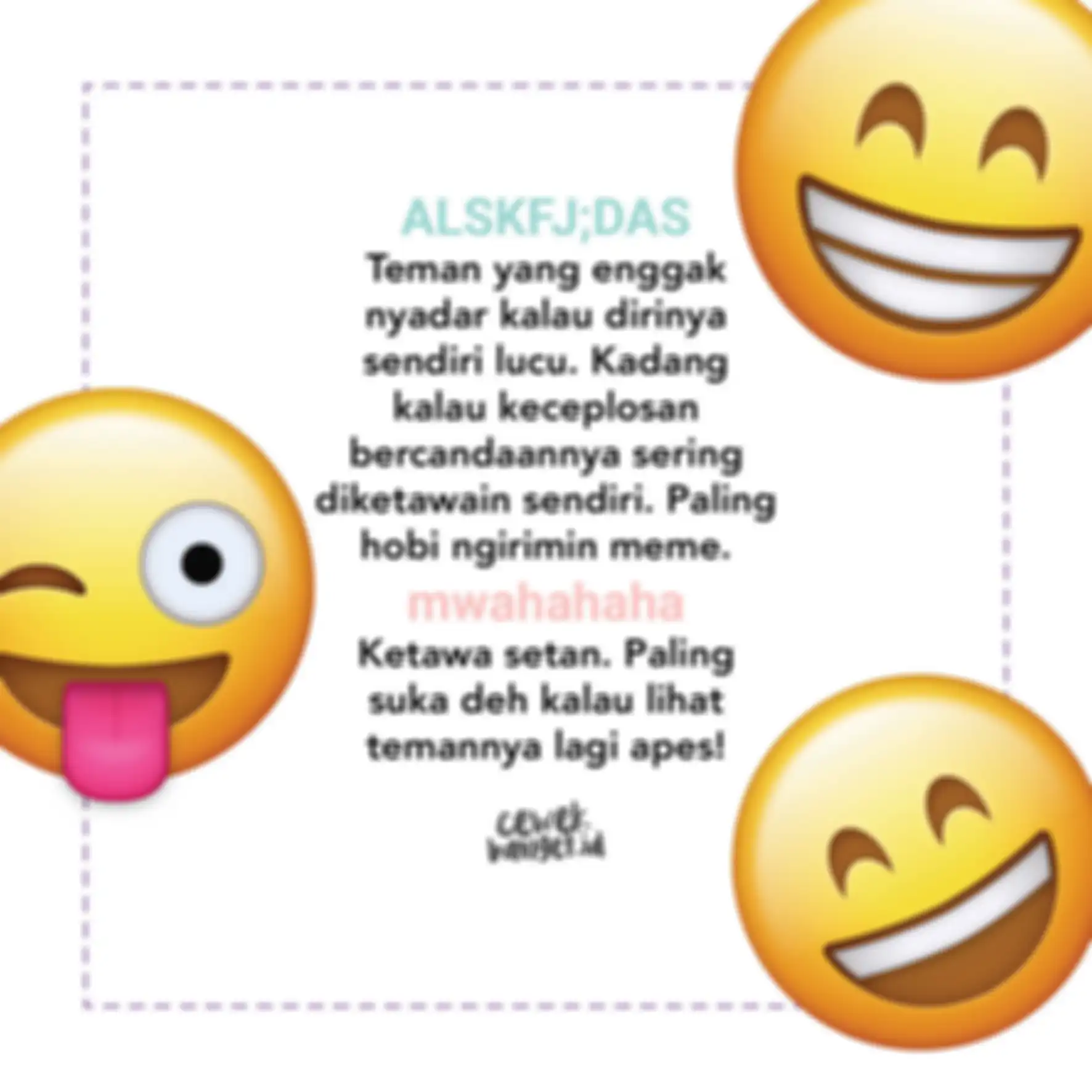 jenis ketawa 
