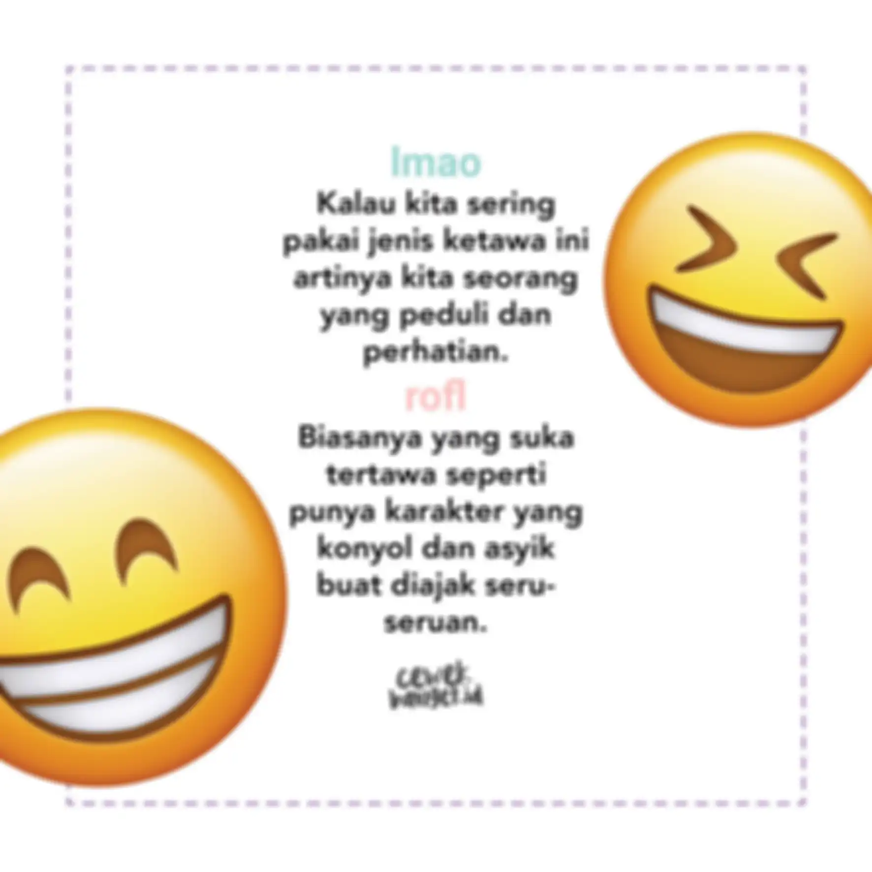 jenis ketawa 