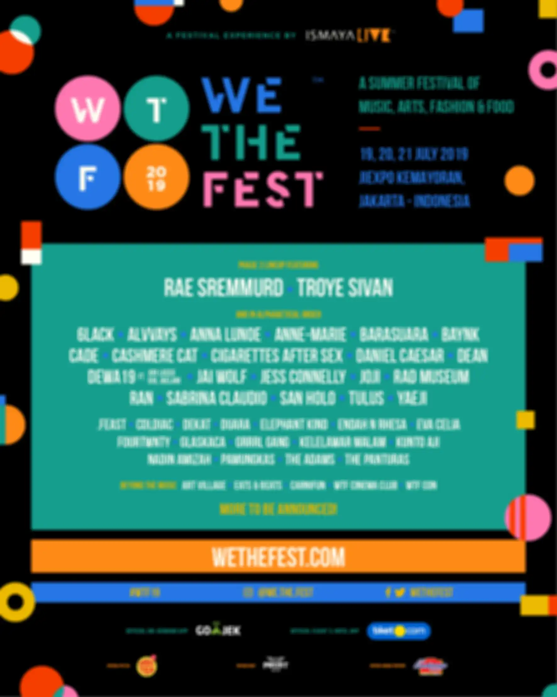 Lineup fase dua WTF 2019