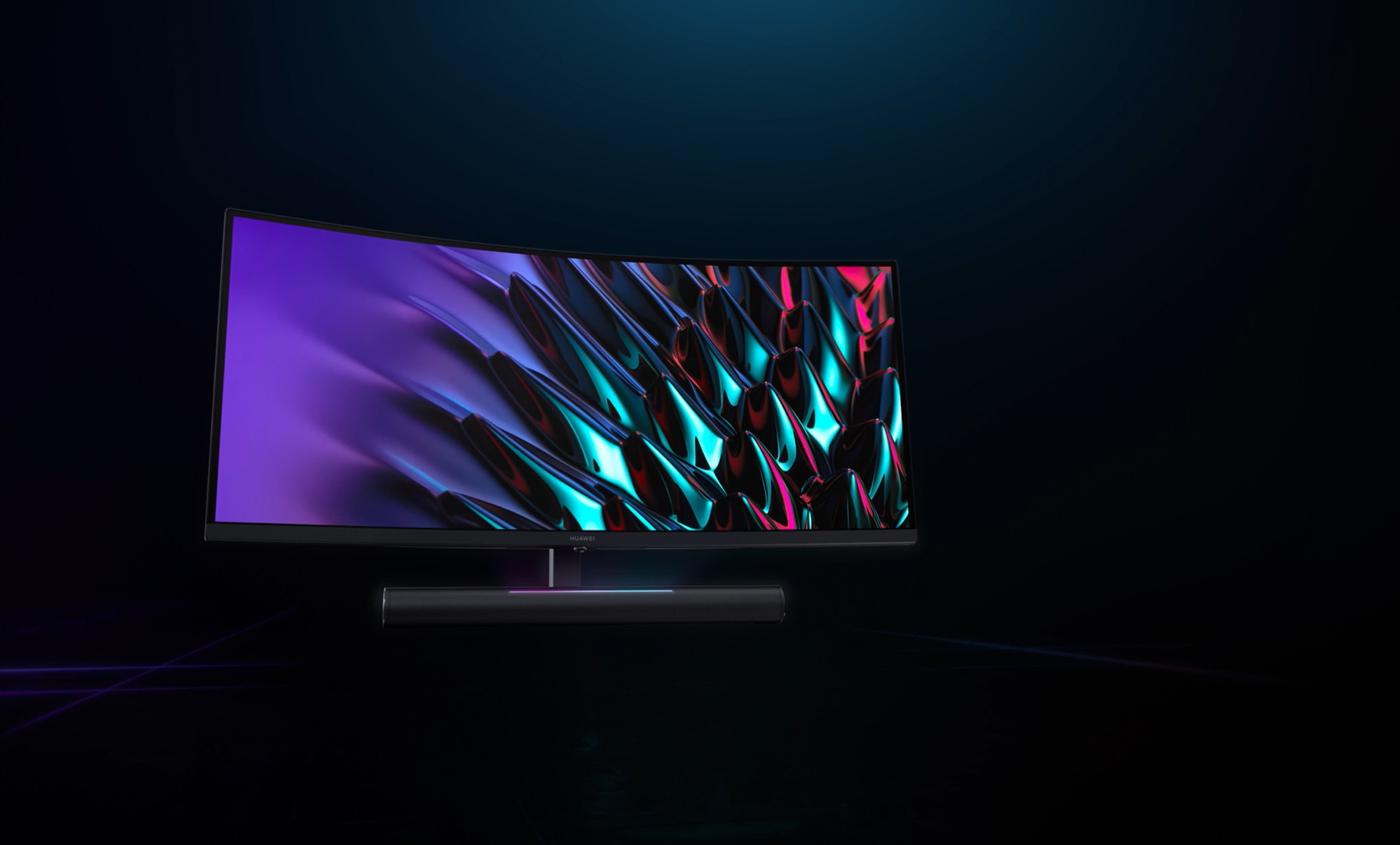 Ilustrasi monitor gaming Huawei MateView GT yang baru saja dirilis
