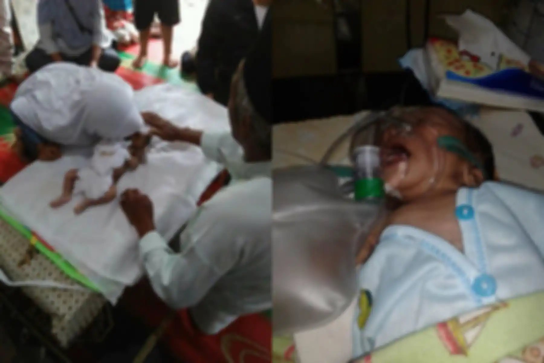 Bayi yang meninggal akibat paparan asap rokok dari ayah dan kakaknya