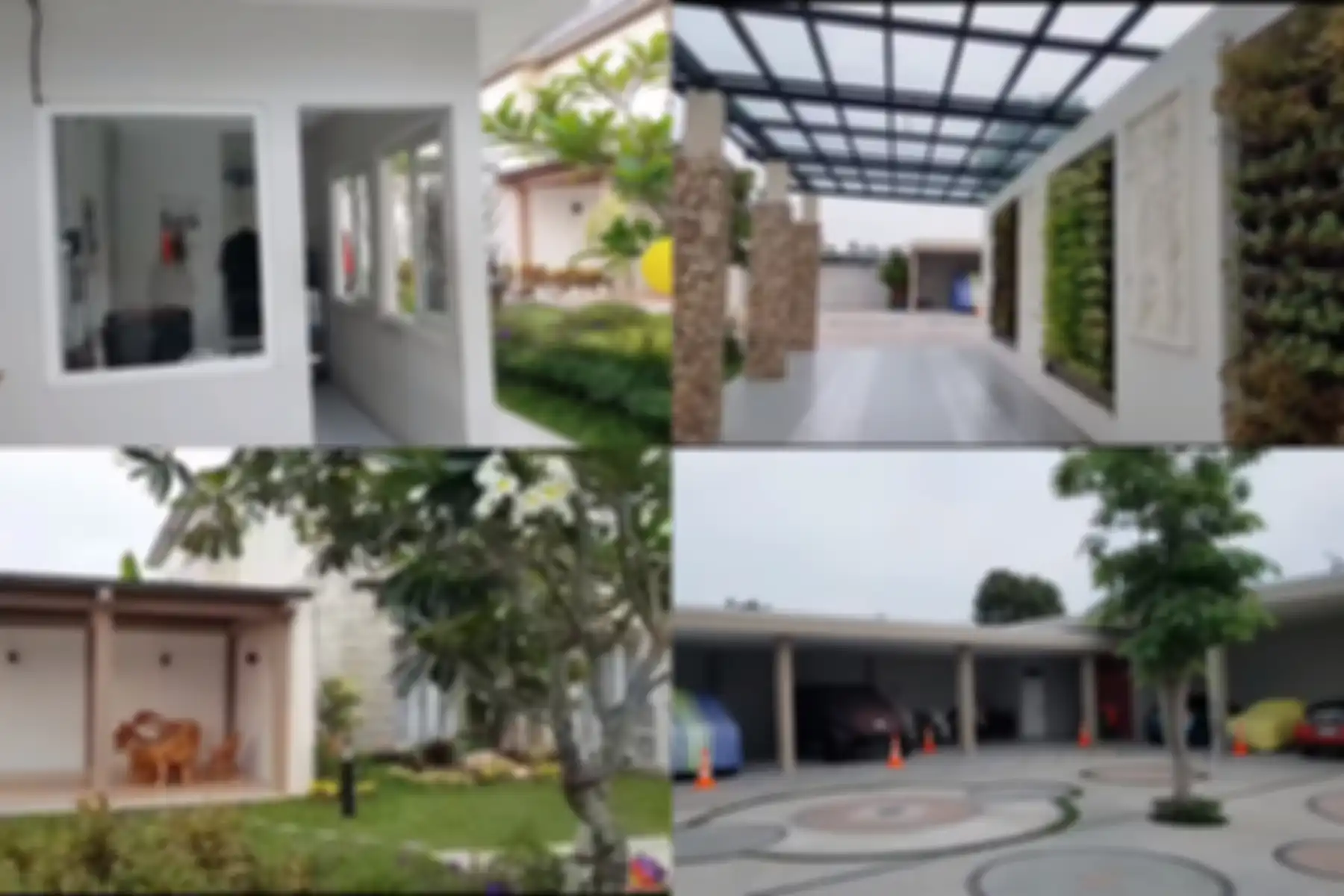 Bagian depan rumah Bu Dendy