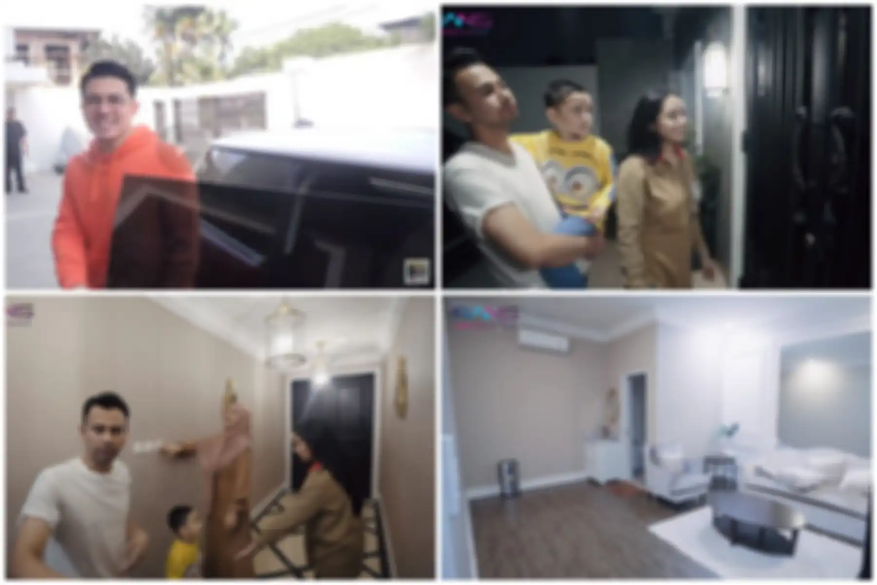 Bagian depan rumah Shireen Sungkar yang terpisah dari rumah utama