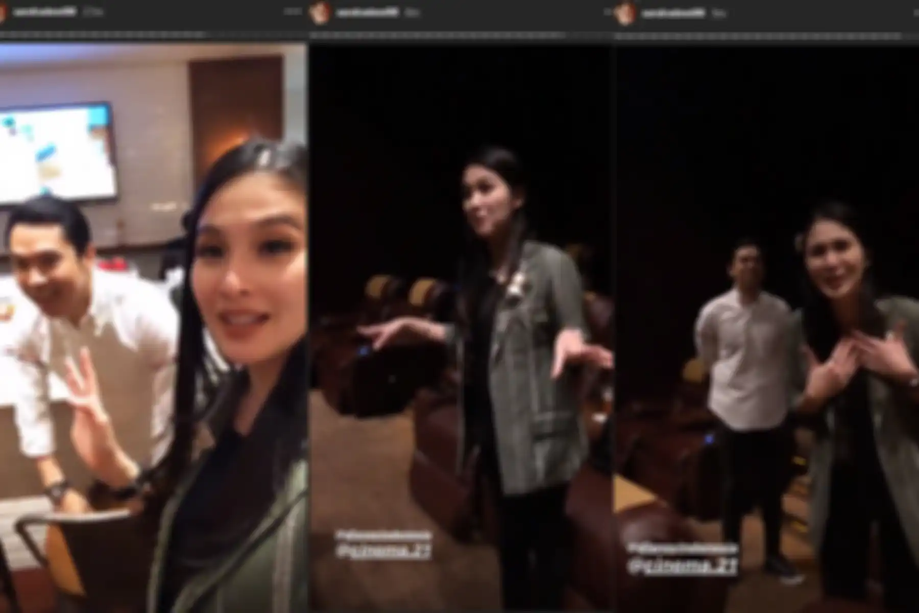 Untuk pertama kalinya Harvey Moeis menghadiri acara istrinya