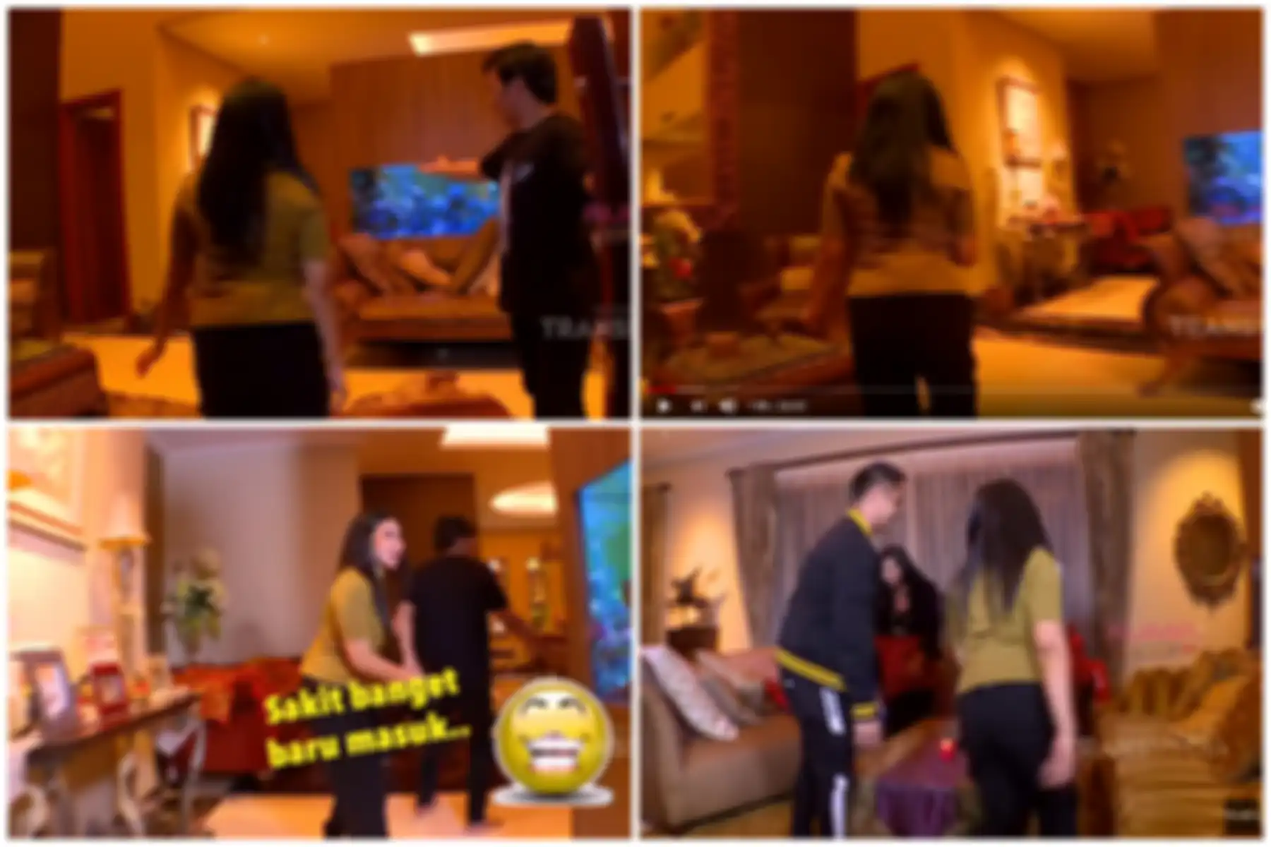 Bagian dalam rumah Jennifer Jill, ruang tamu