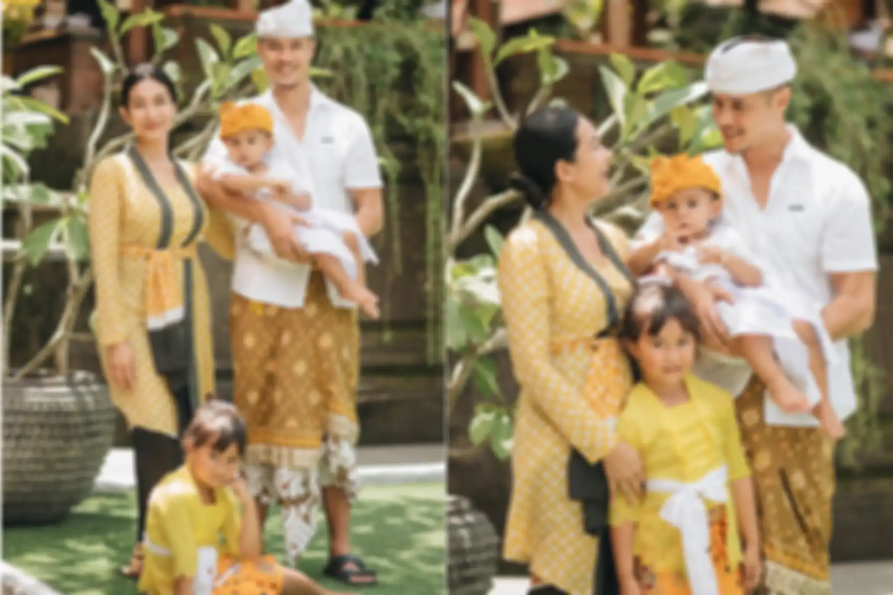 Happy Salma dan keluarga