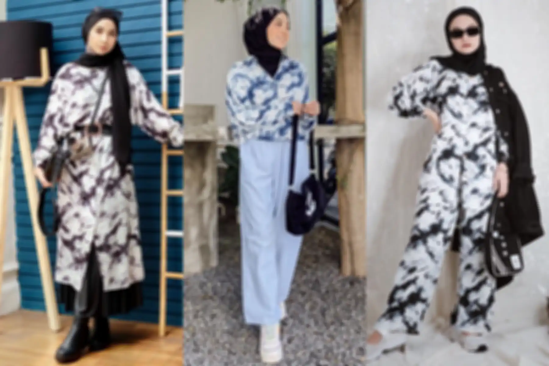 Inspirasi OOTD Tie Dye Hijab ala Selebgram Biar Makin Kekinian!