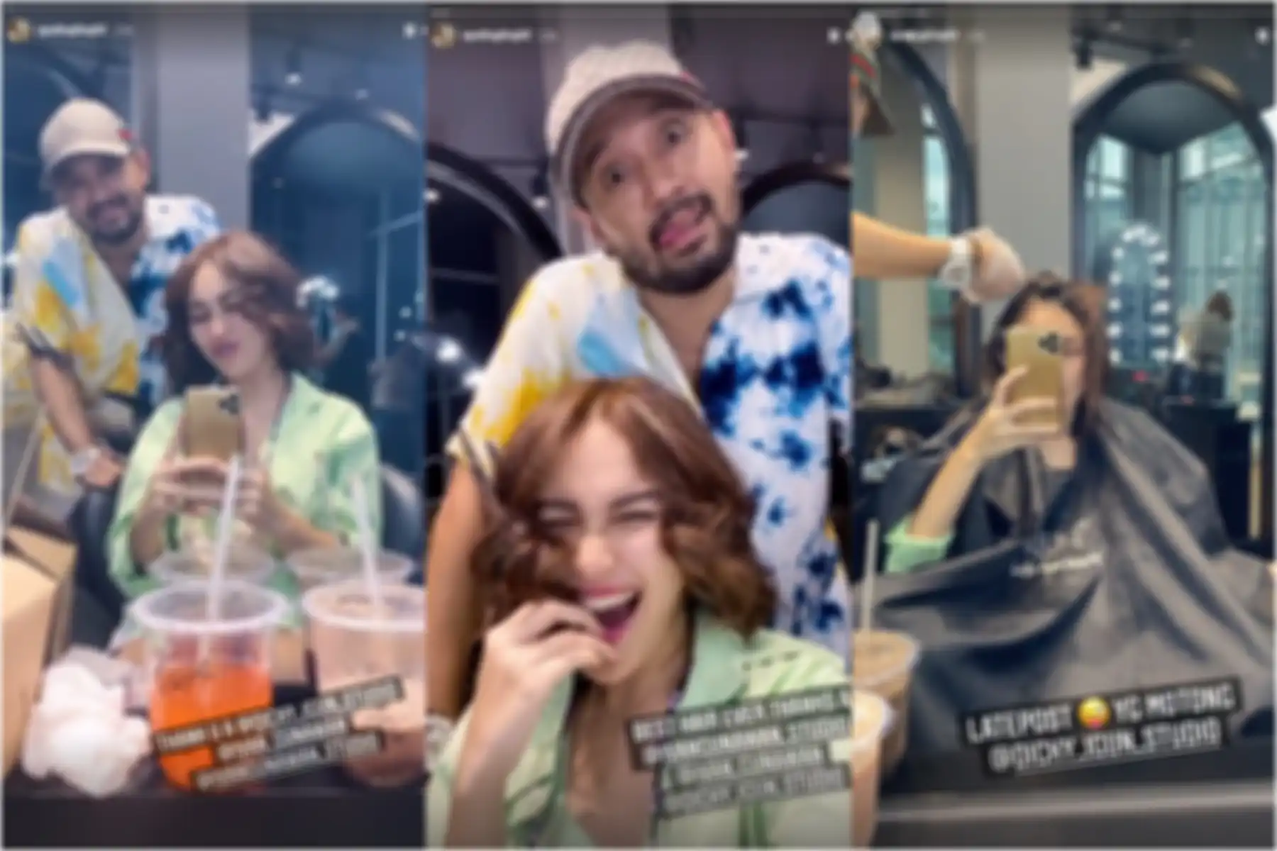 Ayu Ting Ting ganti model rambut