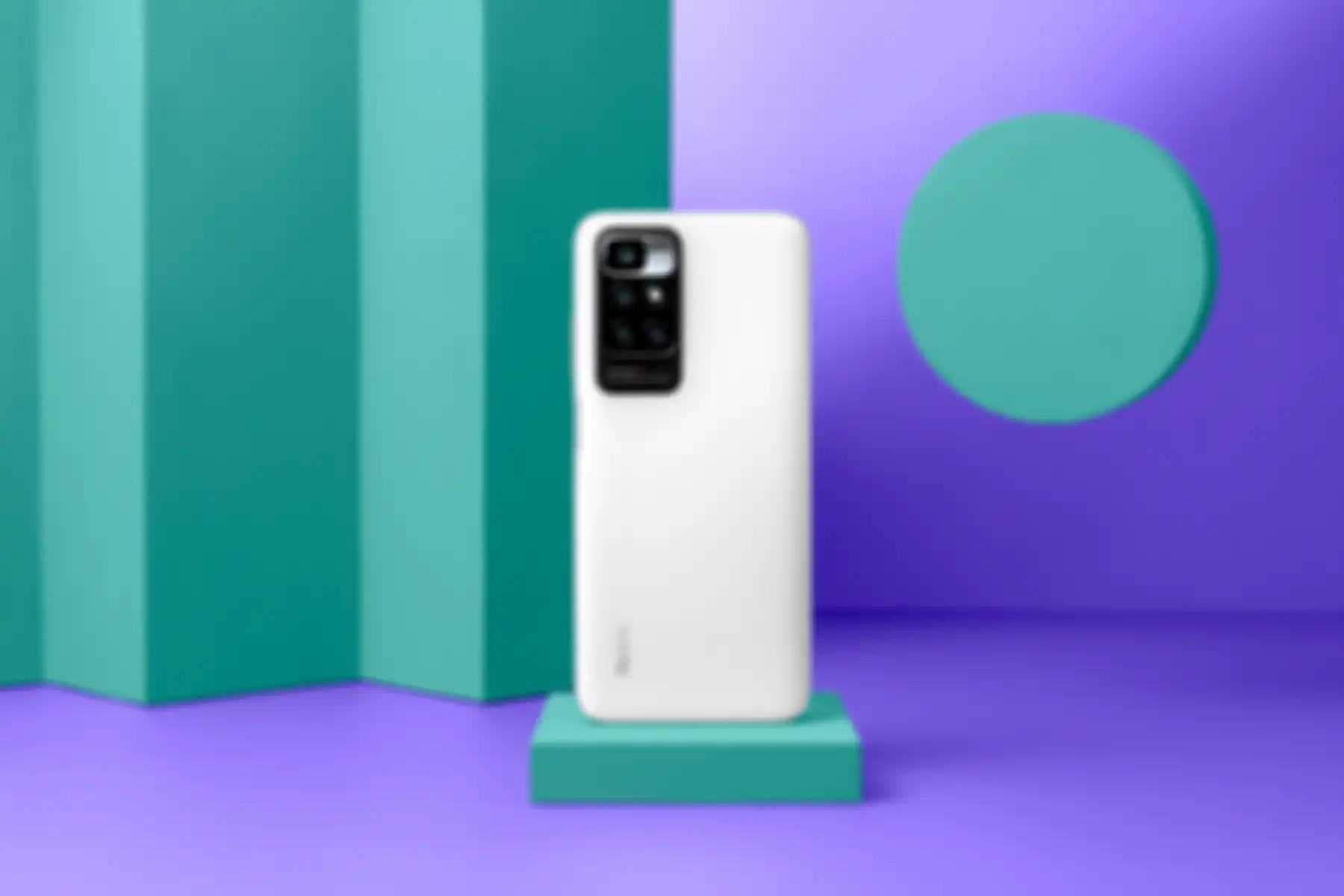 Redmi 10 dengan varian warna Pebble White