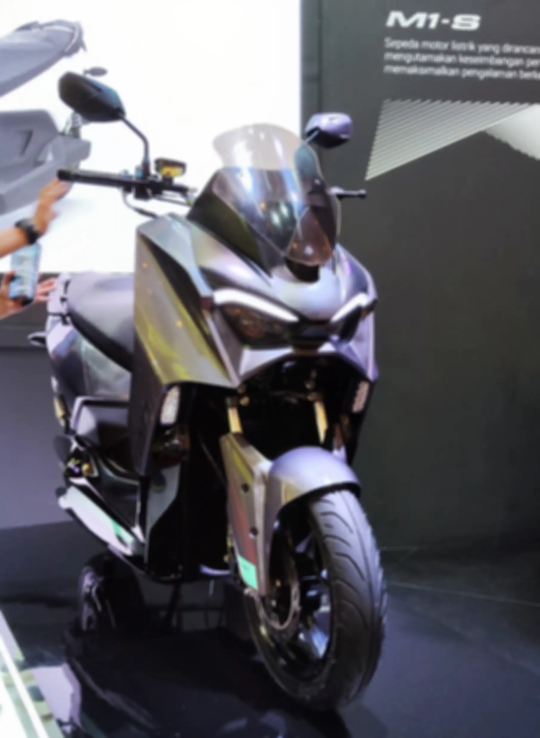 Motor listrik ION M1-S yang diperkenalkan ION Mobility di IMOS 2022.