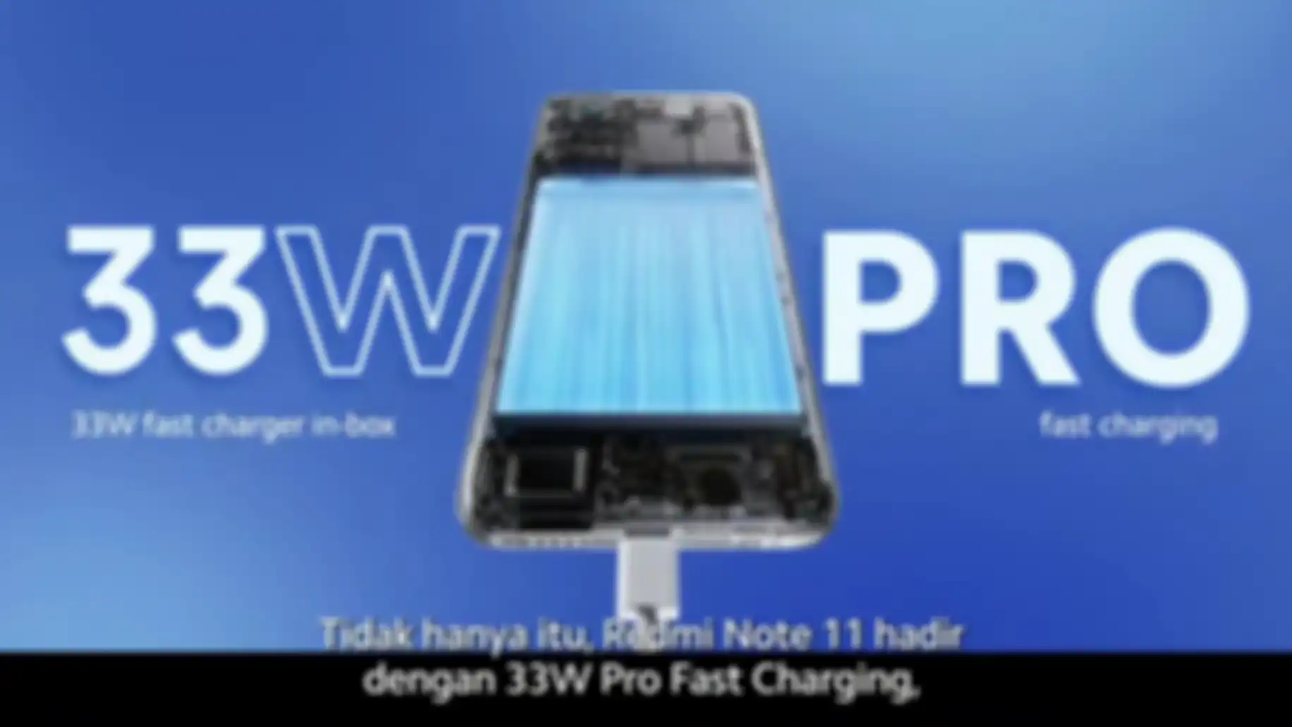 Kemampuan 33W Pro Fast Charging di Redmi Note 11.
