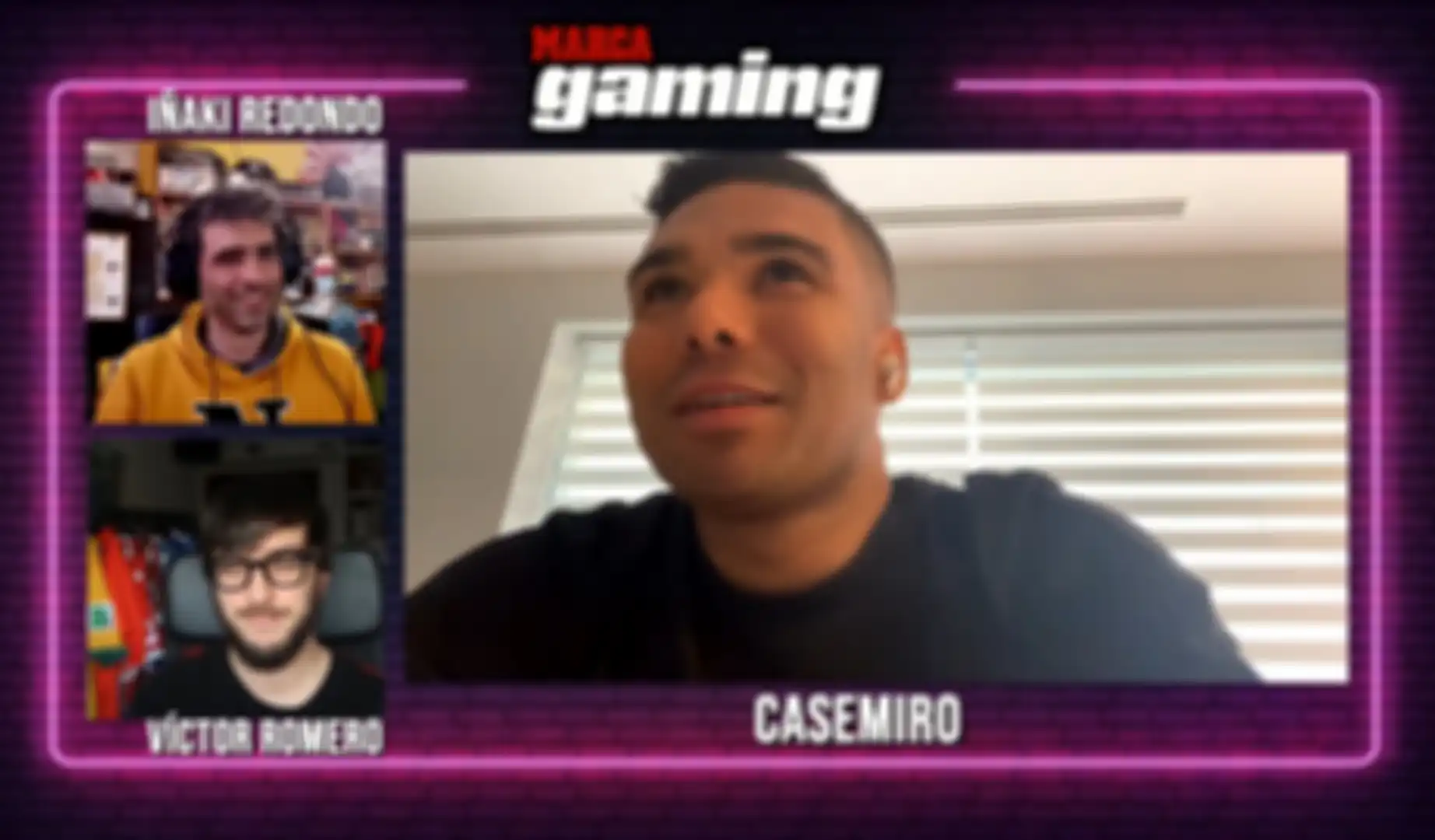 Interview Casemiro dengan Marca yang dapat disaksikan melalui akun YouTube Marca