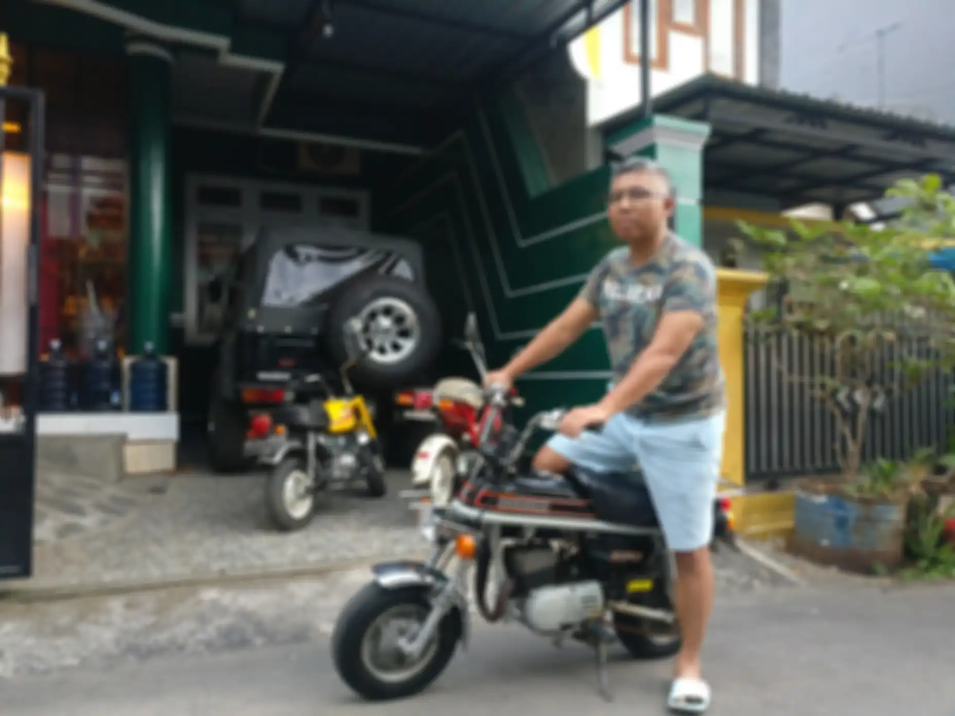 Agus Tri Nugroho, salah satu pemilik motor mini Suzuki Epo.
