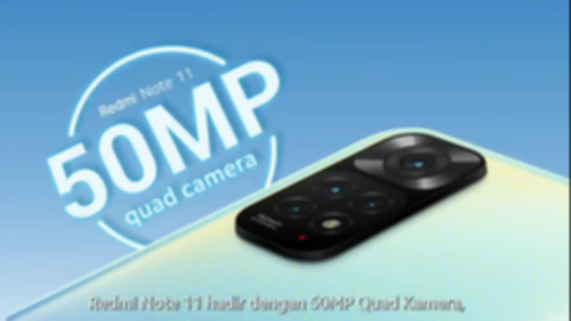 Resolusi kamera 50MP di Redmi Note 11.