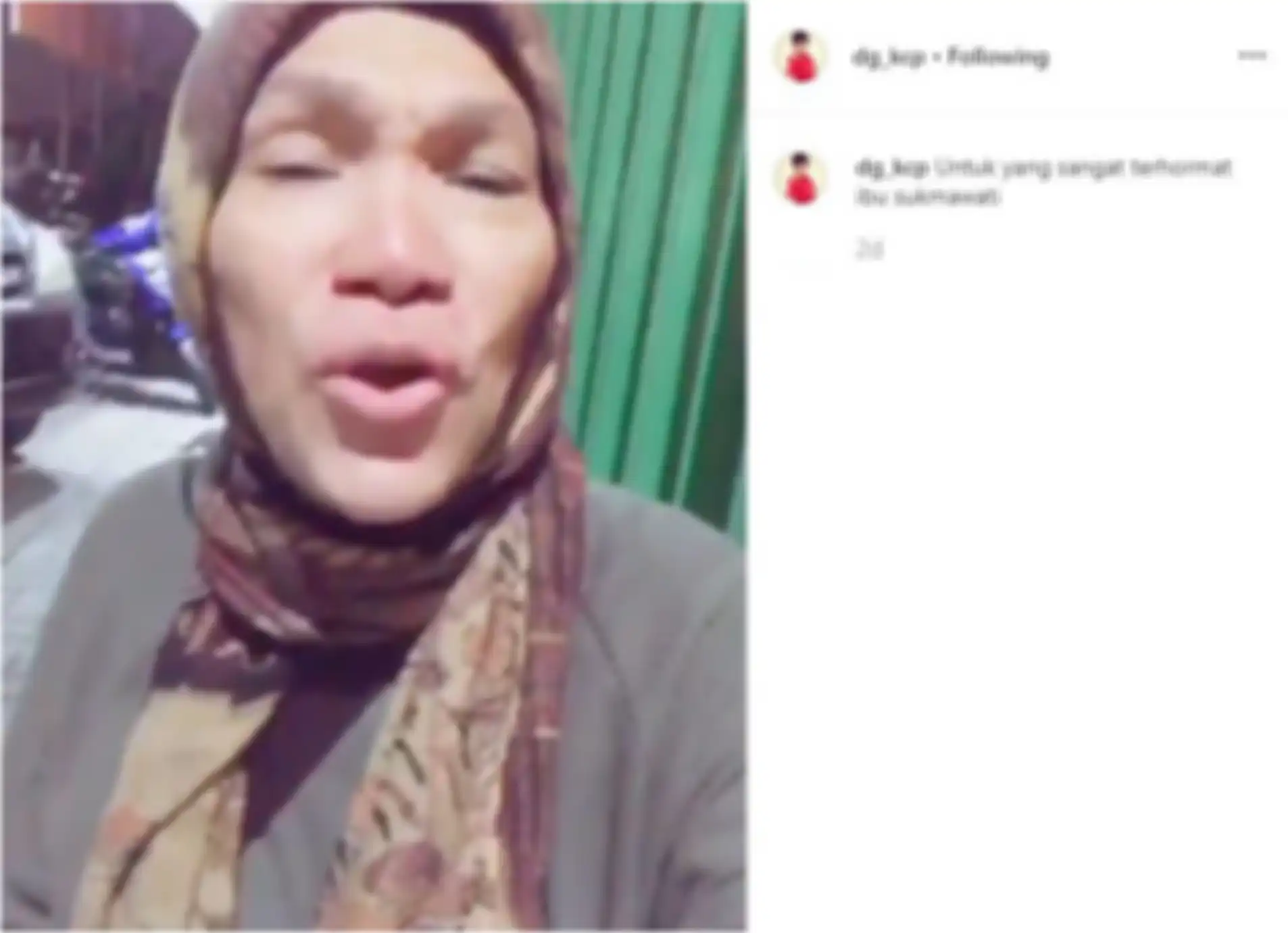 Dorce Gamalama memberikan reaksi terhadap sikap Sukmawati Soekarnoputri.