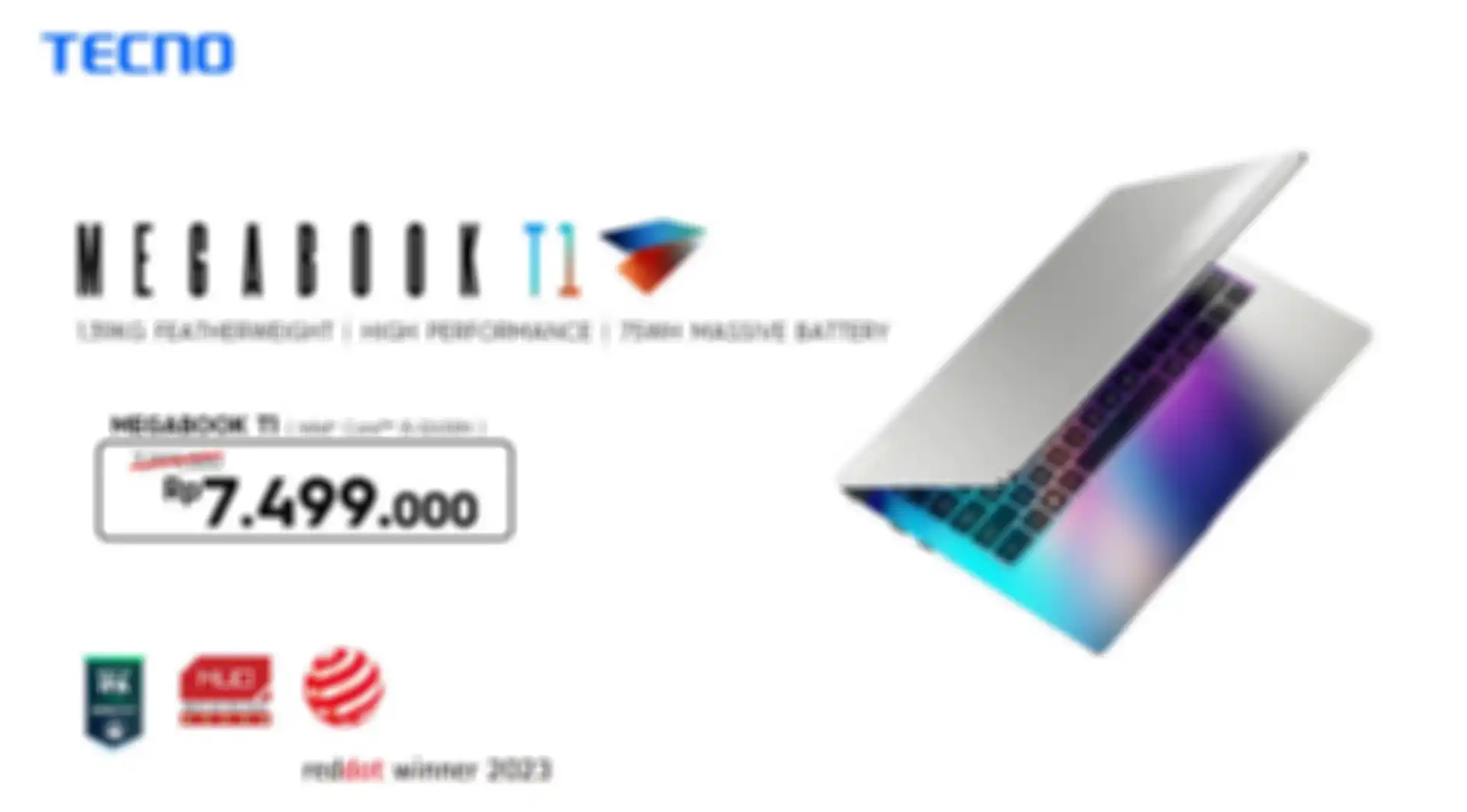 Harga Tecno Megabook T1 Intel