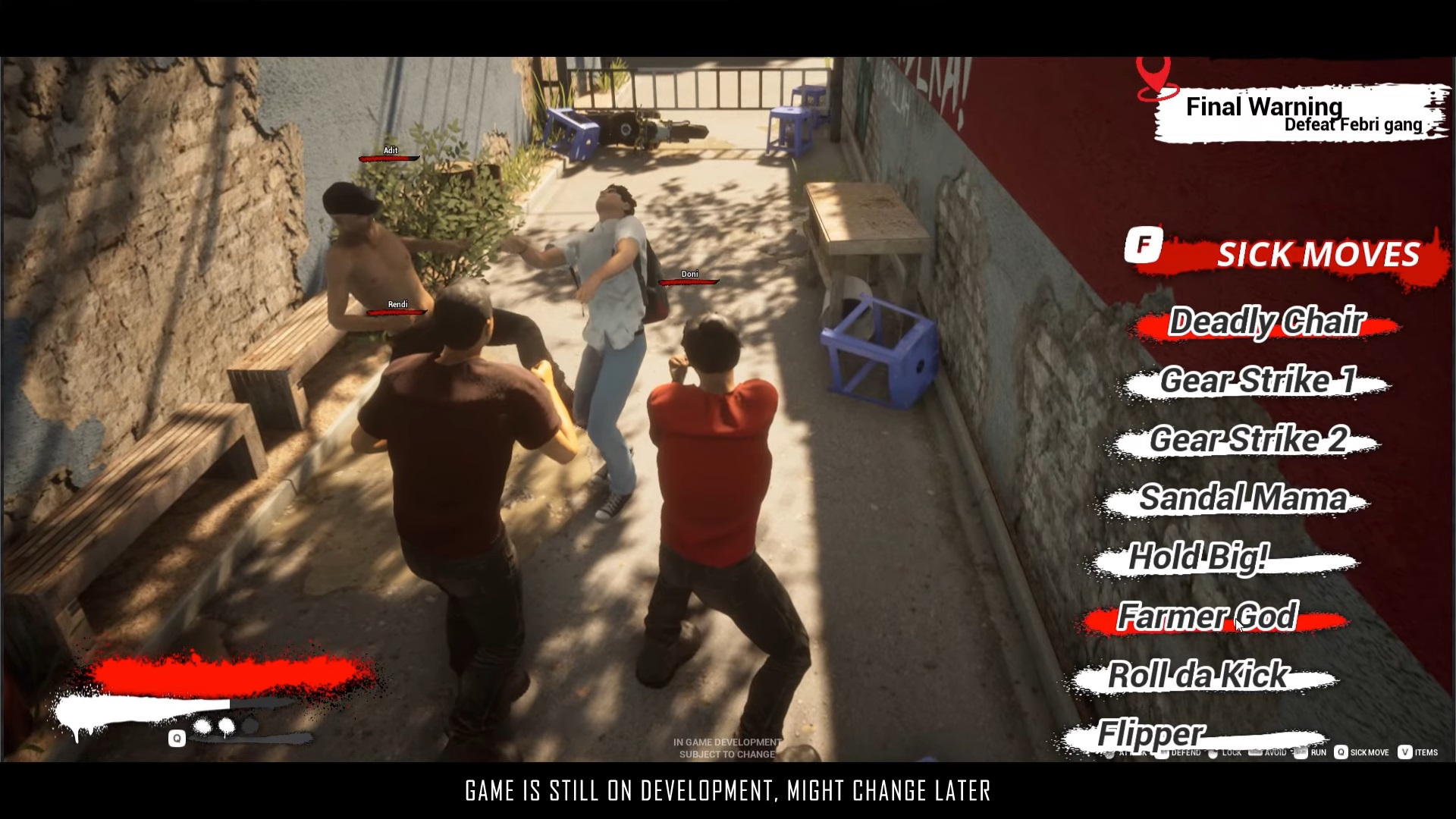 Penampakan Sick Moves game lokal Parakacuk: Raise Your Gang.