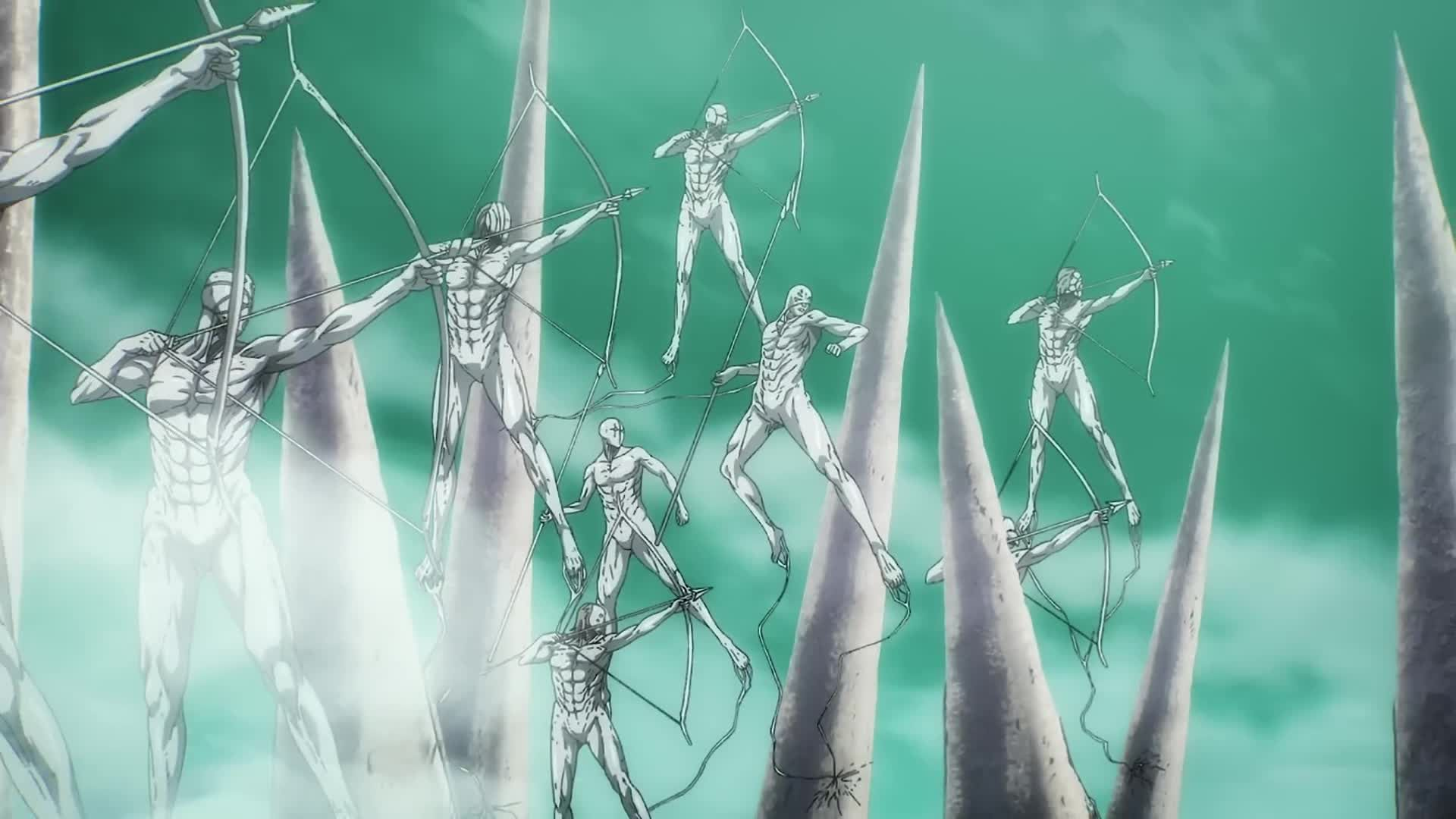 Adegan pertarungan di AoT episode akhir