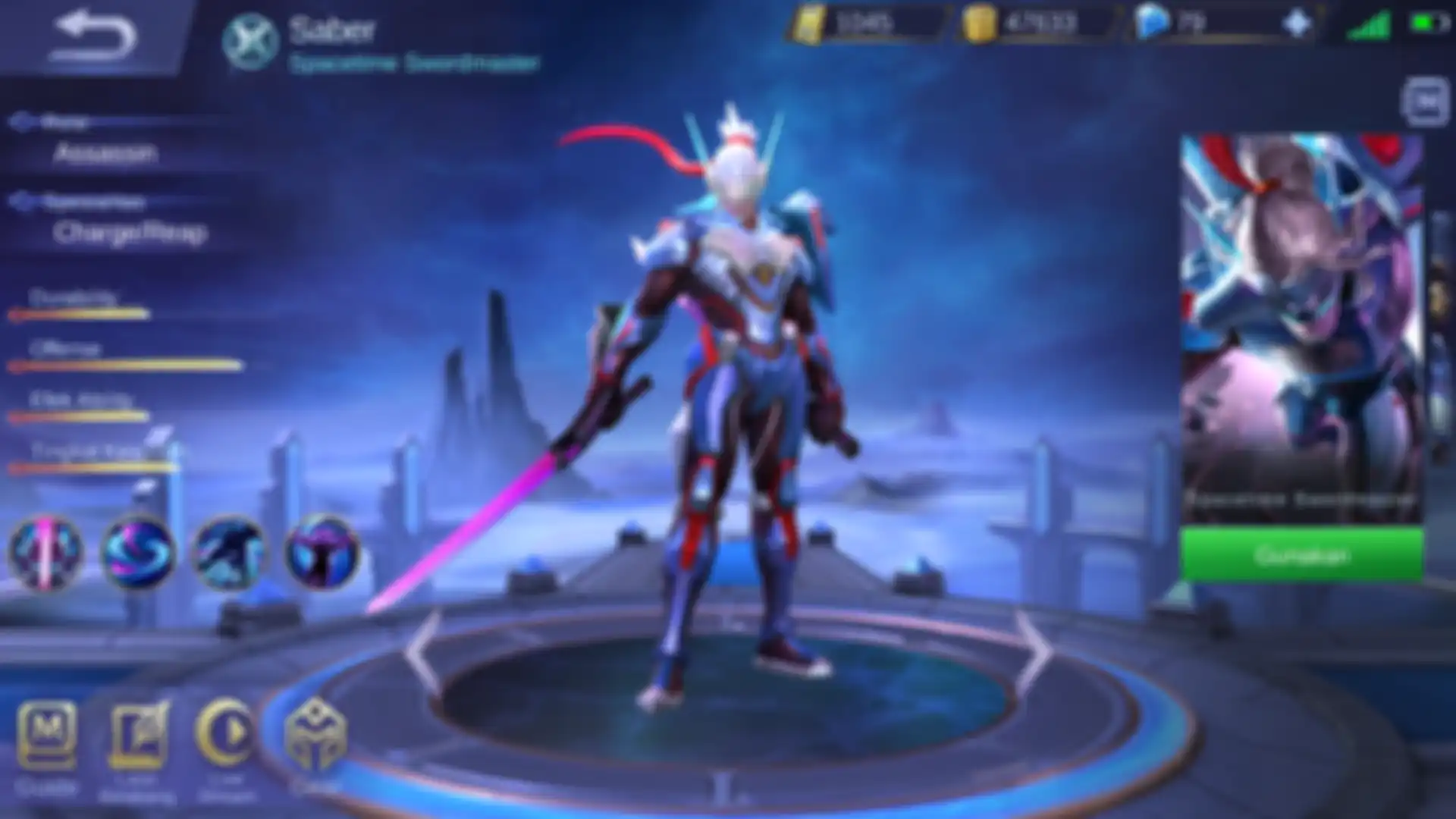 Saber Mobile Legends