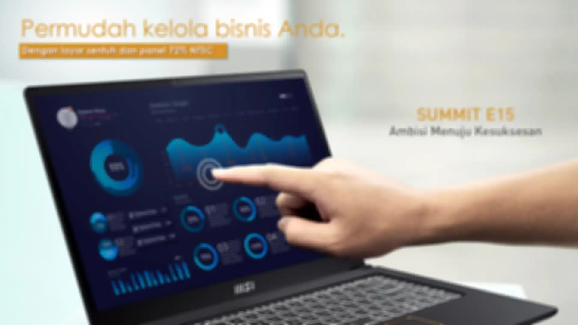 Fitur laptop MSI Summit E15