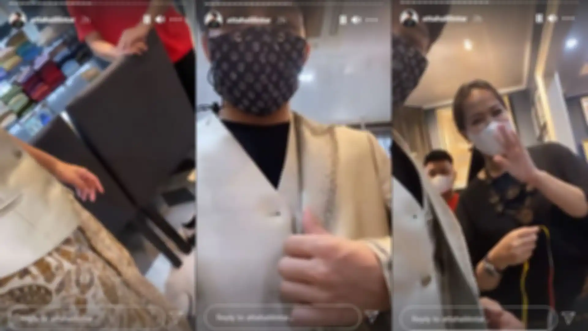 Atta Halilintar Sedang Melakukan Fitting Baju Pernikahan.