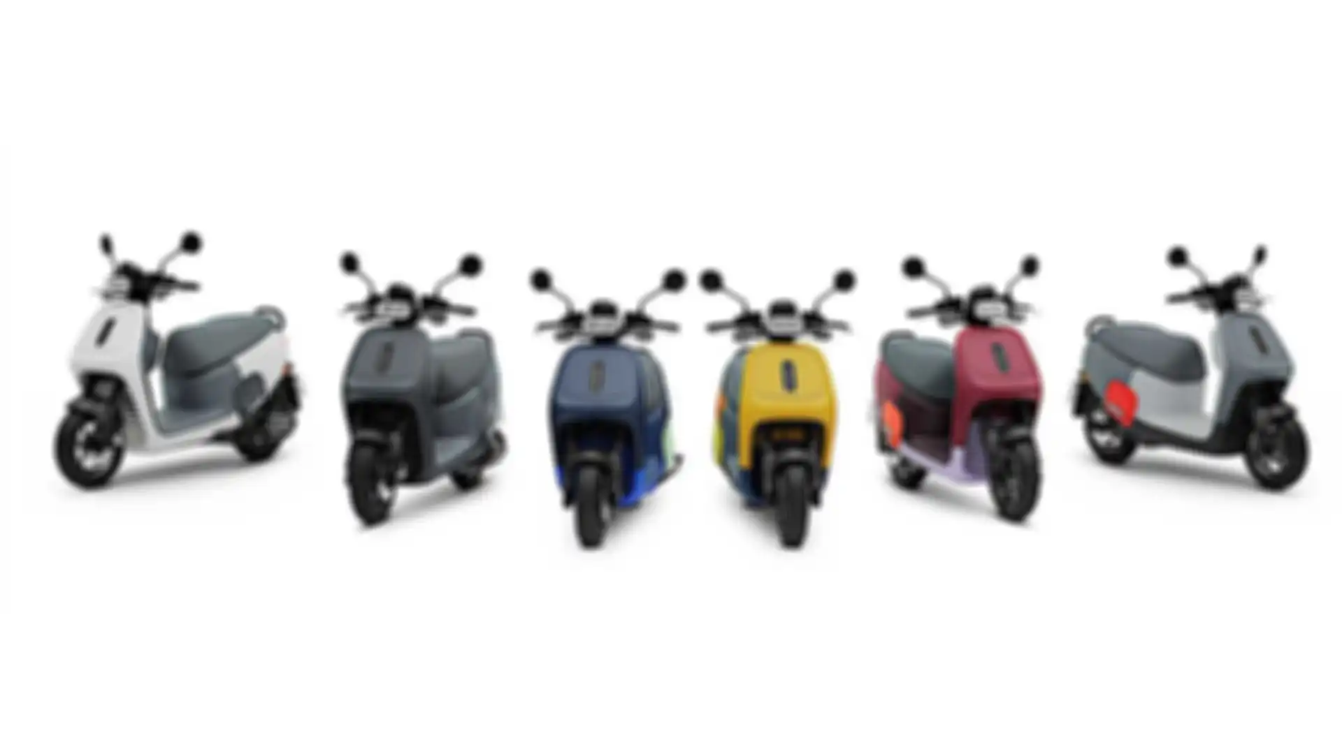 Beragam varian warna Gogoro Viva Mix.