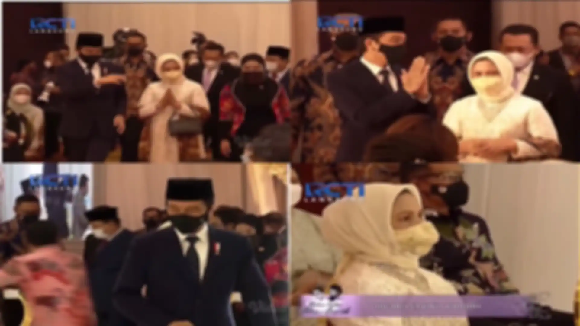 Presiden Jokowi dan Ibu Iriana Hadiri Akad Pernikahan Atta dan Aurel