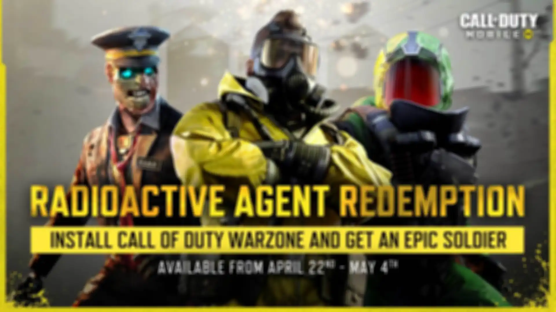 Poster event crossover Call of Duty: Mobile dan Call of Duty: Warzone