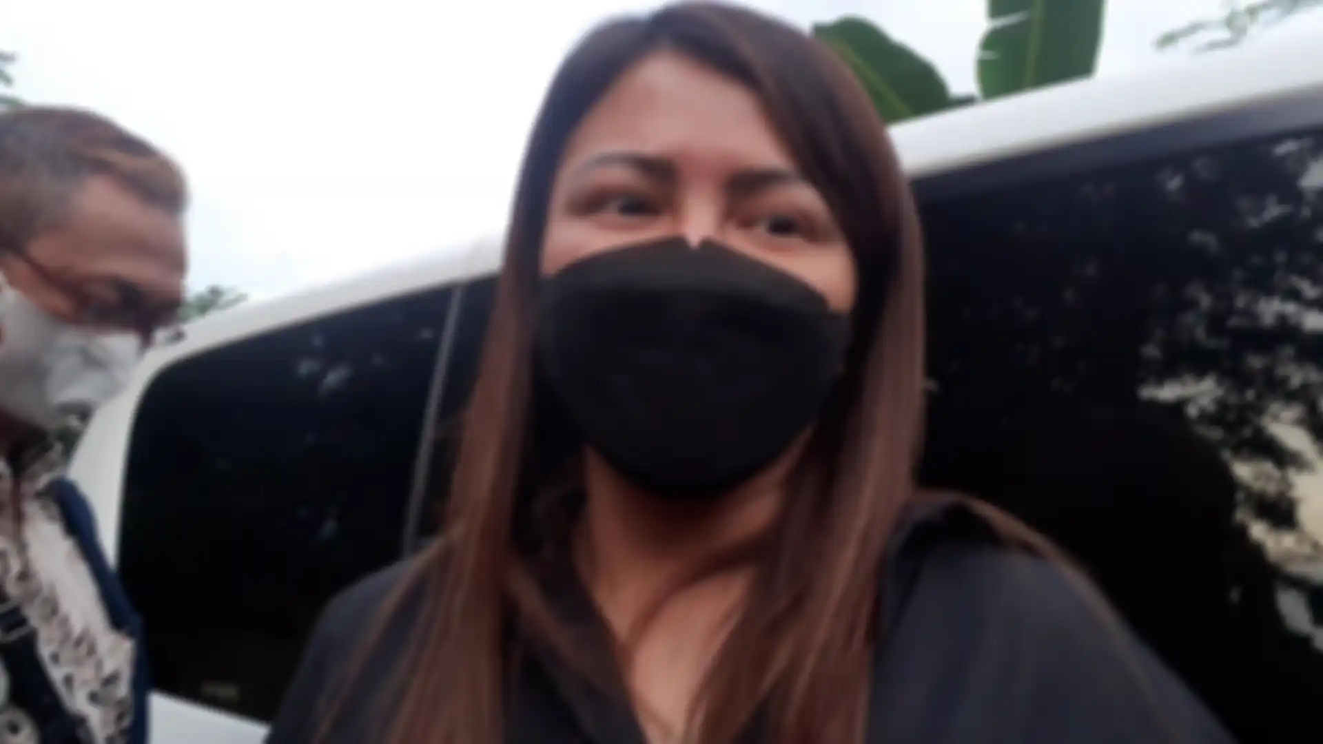 Istri Anji, Wina Nathalia saat ditemui Polres Metro Jakarta Barat pada Rabu (16/6/2021).