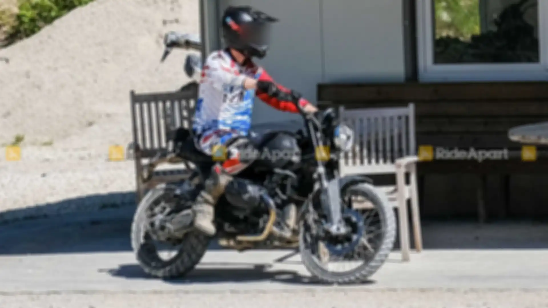 Gambar spy shot BMW R nineT Scrambler dan Urban G/S terbaru.