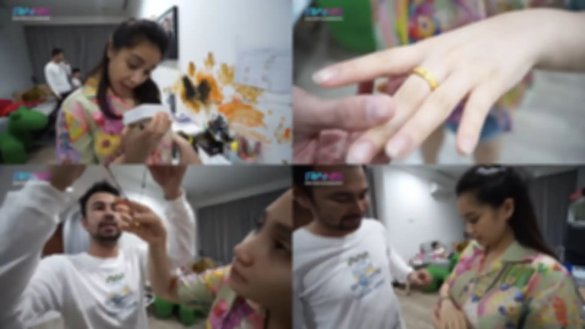 Raffi Ahmad beri Nagita Slavina emas