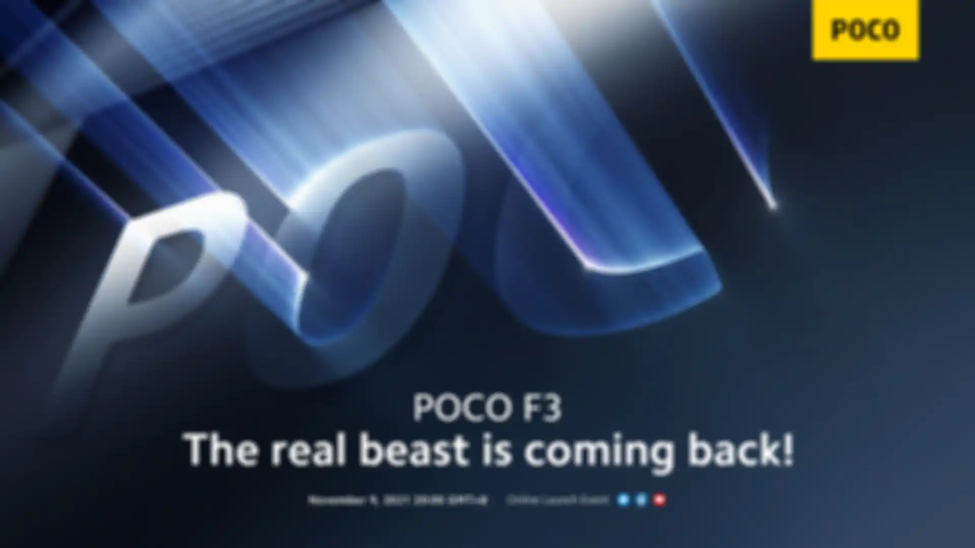 Poster POCO F3 Model Baru