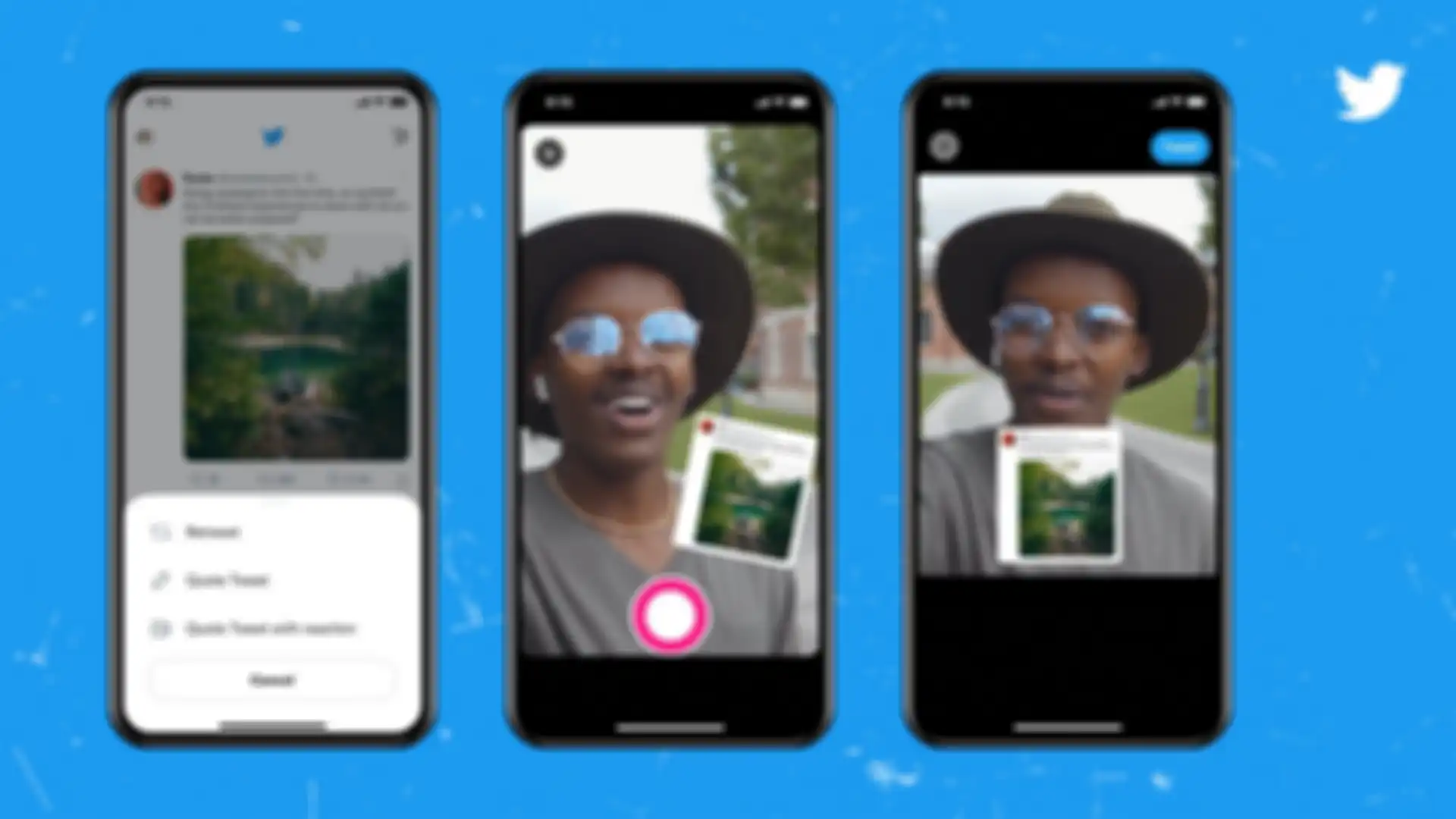 fitur video reactions di Twitter.
