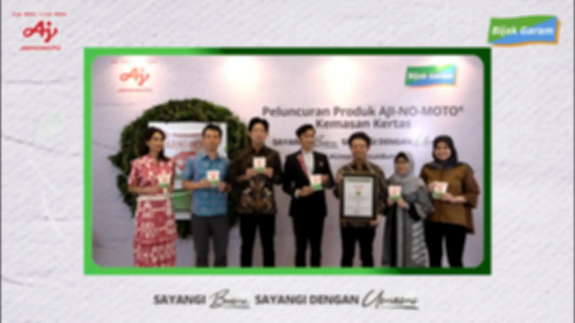 Peluncuran MSG Ajinomoto kemasan kertas