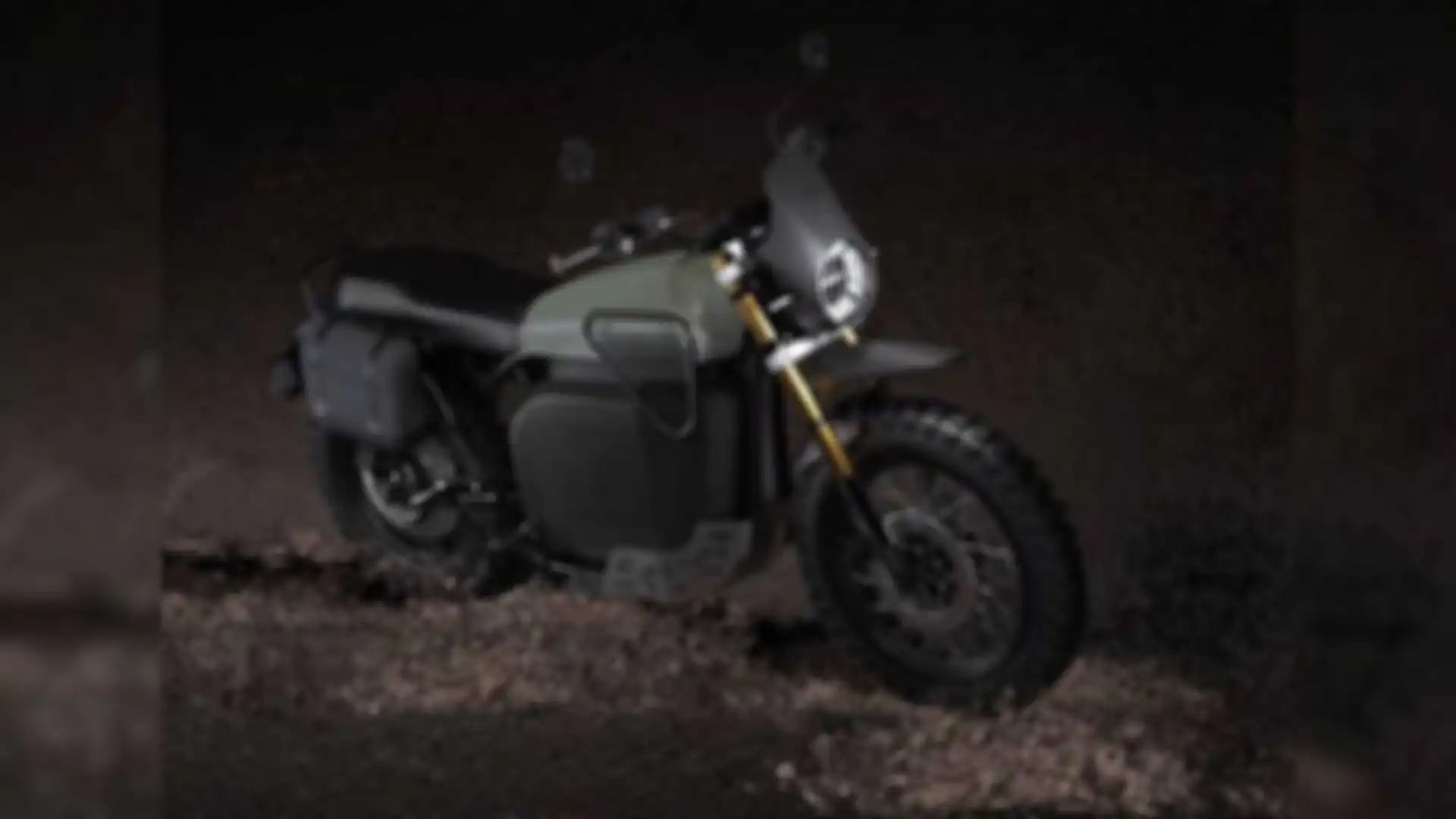 Motor listrik Ox Patagonian, punya gaya scrambler yang gagah.