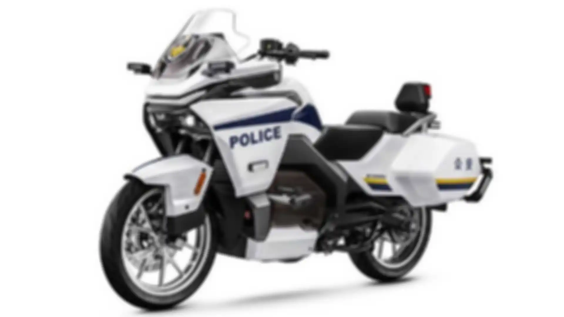 Motor listrik CFMoto 300GT-E punya desain kekar dan gambot mirip Honda Goldwing.
