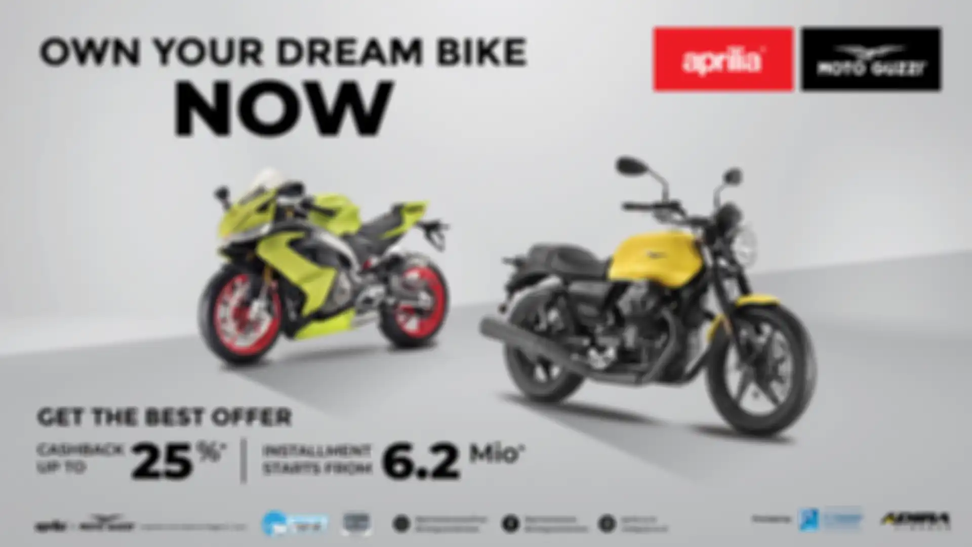 PT Piaggio Indonesia kasih cashback dan cicilan ringan untuk pembelian motor baru Aprilia dan Moto Guzzi
