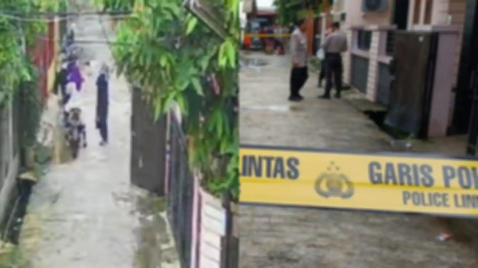 Detik-detik dua wanita dibunuh dan dicor di Bekasi sempat terekam CCTV