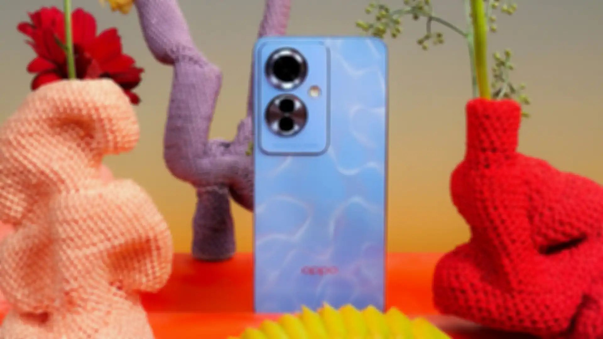 OPPO Reno 11F 5G warna biru laut