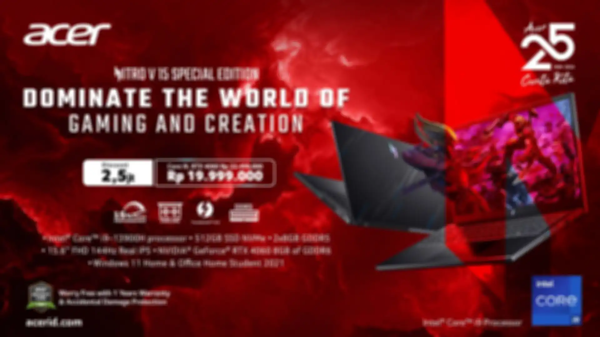 Promo acer Nitro V 15 Special Edition