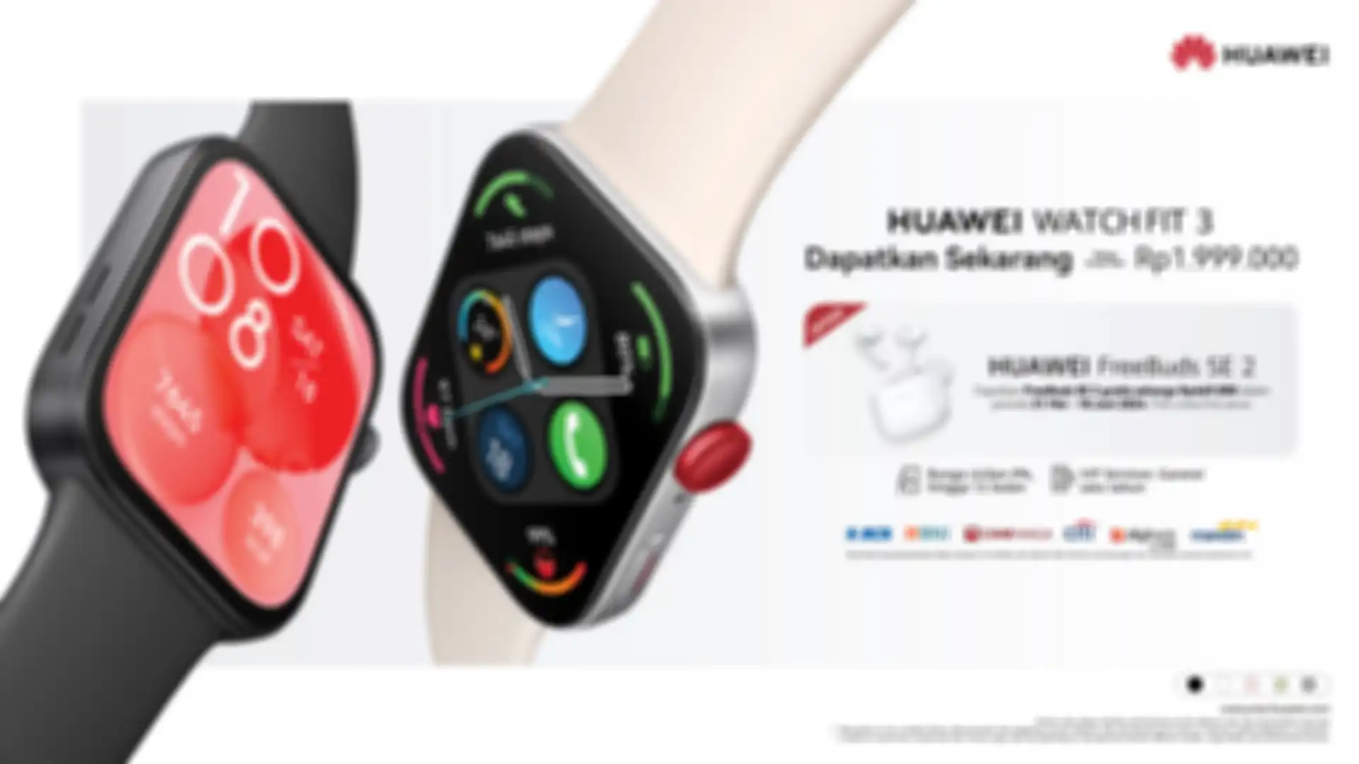 Penjualan perdana Huawei Watch FIt 3