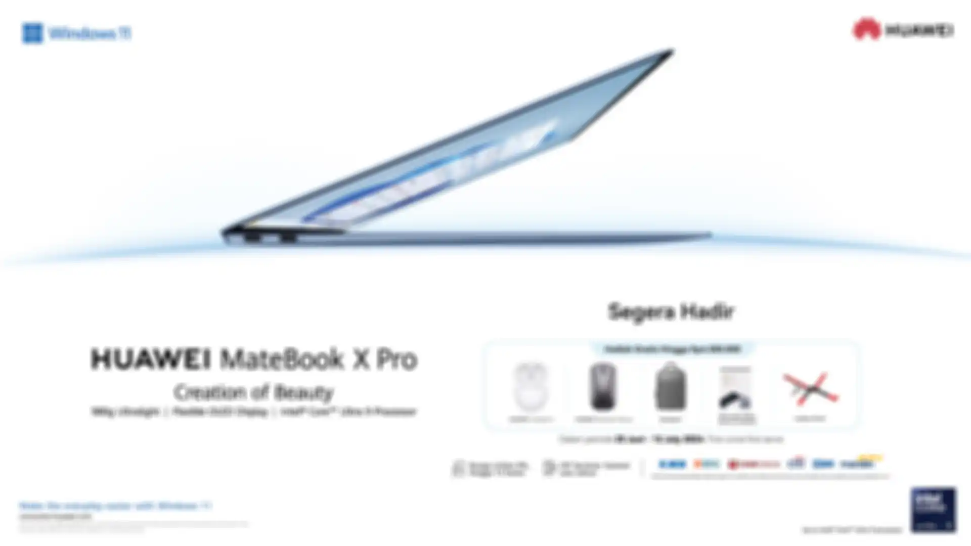 Promo Huawei Matebook X