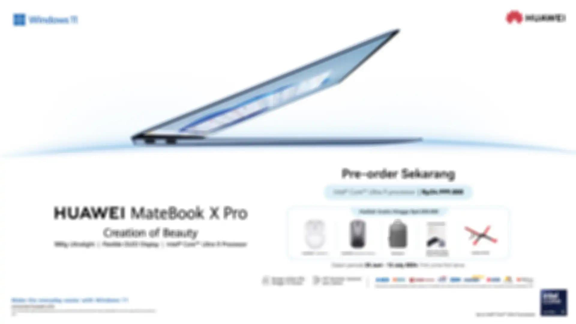 Promo Huawei Matebook X Pro 2024